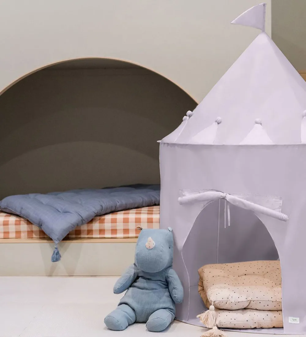 3 Sprouts Legetelte|Legetelte|Legetelt - 100 x 135 cm - Støvet Lilla