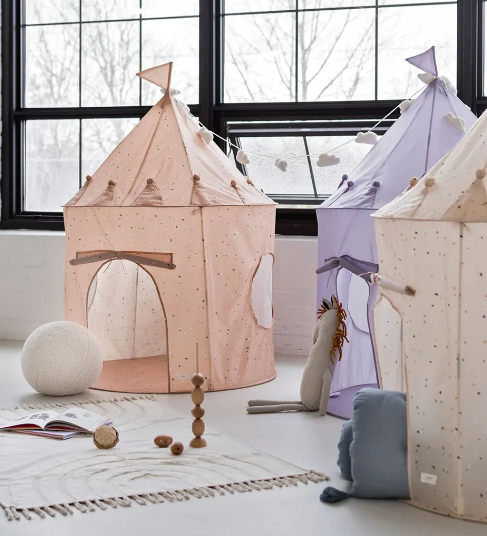 3 Sprouts Legetelte|Legetelte|Legetelt - 100 x 135 cm - Støvet Lilla