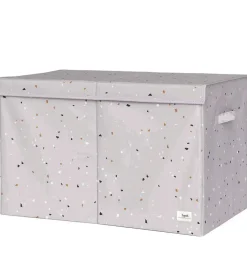 3 Sprouts Bokse Og Kasser>Opbevaringskasse m. Låg - 63x38x39 cm - Terrazzo/Lyseg