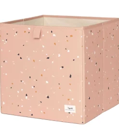 3 Sprouts Bokse Og Kasser|Opbevaringskasse - 33x33x33 cm - Terrazzo/Clay