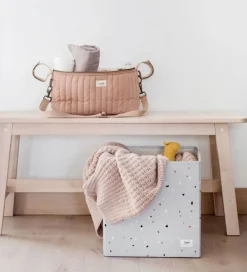 3 Sprouts Bokse Og Kasser>Opbevaringskasse - 33x33x33 cm - Terrazzo/Lysegrå