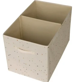 3 Sprouts Bokse Og Kasser|Opbevaringskasse m. Låg - 63x38x39 cm - Terrazzo/Creme