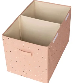 3 Sprouts Bokse Og Kasser|Opbevaringskasse m. Låg - 63x38x39 cm - Terrazzo/Clay