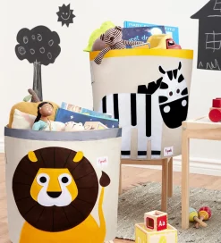 3 Sprouts Kurve|Opbevaringskurv - 44,5x43 cm - Løve