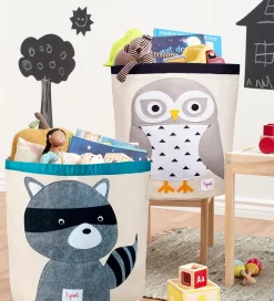 3 Sprouts Kurve>Opbevaringskurv - 44,5x43 cm - Sneugle