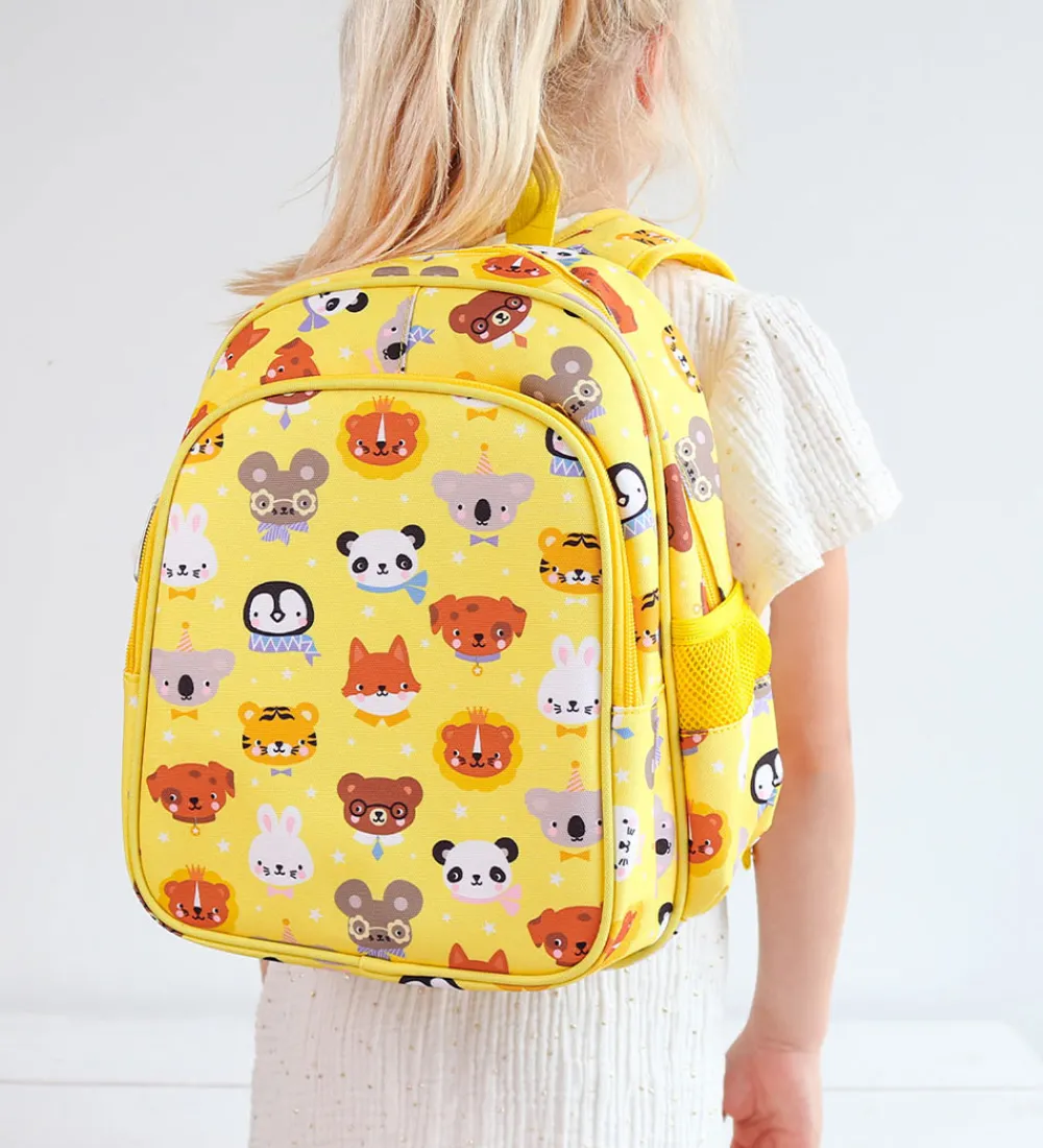 Børn A Little Lovely Company Børnehavetasker>Børnehavetaske m. Termolomme - Animal Fr