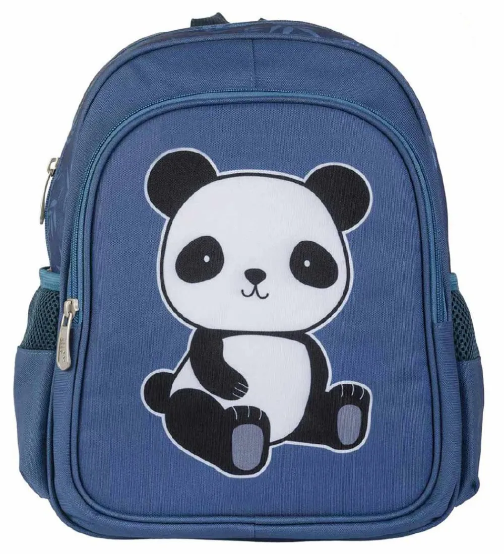Børn A Little Lovely Company Børnehavetasker>Børnehavetaske m. Termolomme - Panda - B
