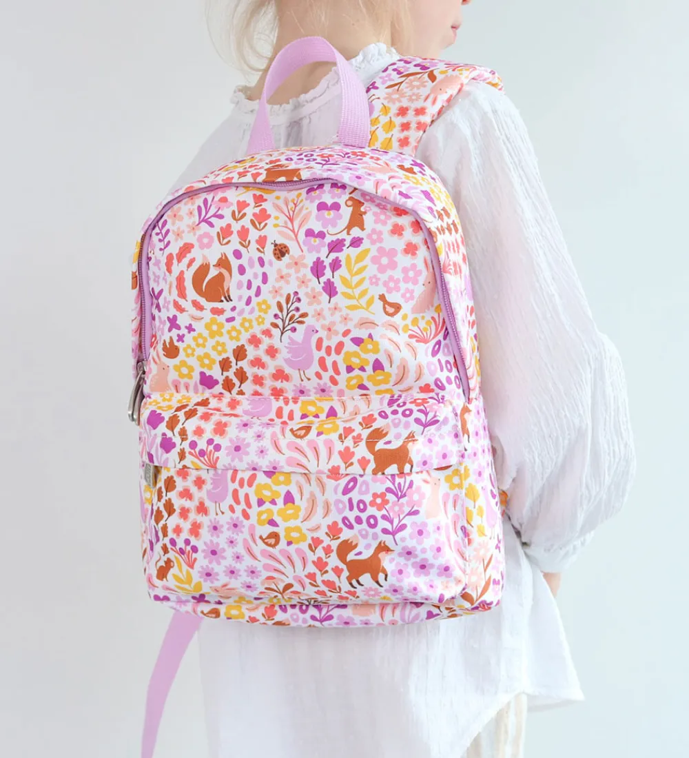 Børn A Little Lovely Company Børnehavetasker|Børnehavetaske - Flower Garden