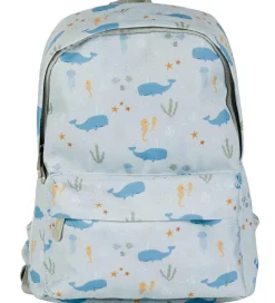 Børn A Little Lovely Company Børnehavetasker>Børnehavetaske - Ocean - Blå