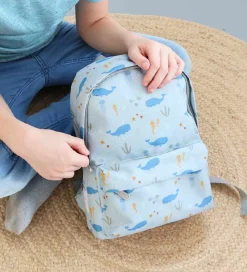 Børn A Little Lovely Company Børnehavetasker></noscript>Børnehavetaske - Ocean - Blå