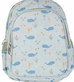 Børn A Little Lovely Company Børnehavetasker>Børnehavetaske m. Termolomme - Ocean - B