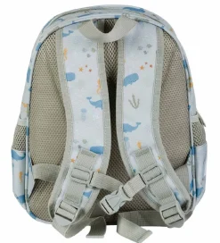 Børn A Little Lovely Company Børnehavetasker>Børnehavetaske m. Termolomme - Ocean - B