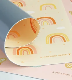A Little Lovely Company Dækkeservietter|Dækkeserviet - Vinyl - Rainbows