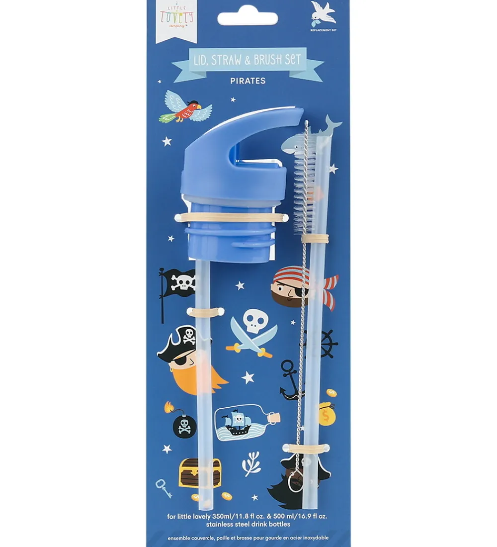 A Little Lovely Company Drikkedunke|Drikkedunke|Drikkedunksæt - Låg/Sugerør/Børste