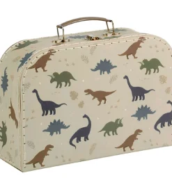 A Little Lovely Company Legekufferter|Kuffertsæt - 2 stk - 29x25,5 cm - Dinosa