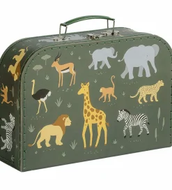 A Little Lovely Company Legekufferter|Kuffertsæt - 2 stk. - 29x20/25,5x18 cm -