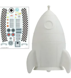 A Little Lovely Company Natlamper|Fritstående Lamper|Lampe - 20 cm - Rocket