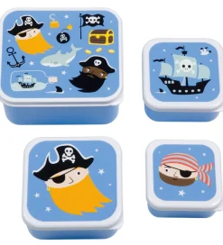 A Little Lovely Company Madkasser>Madkassesæt - 4 stk - Pirates