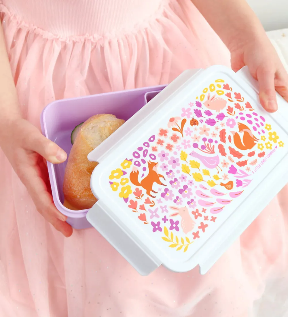 A Little Lovely Company Madkasser|Madkasse - Bento - Flower Garden