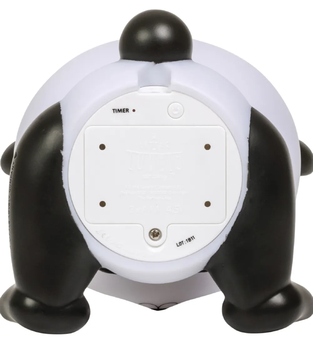A Little Lovely Company Natlamper>Natlampe - Panda - 19 cm - Sort/Hvid