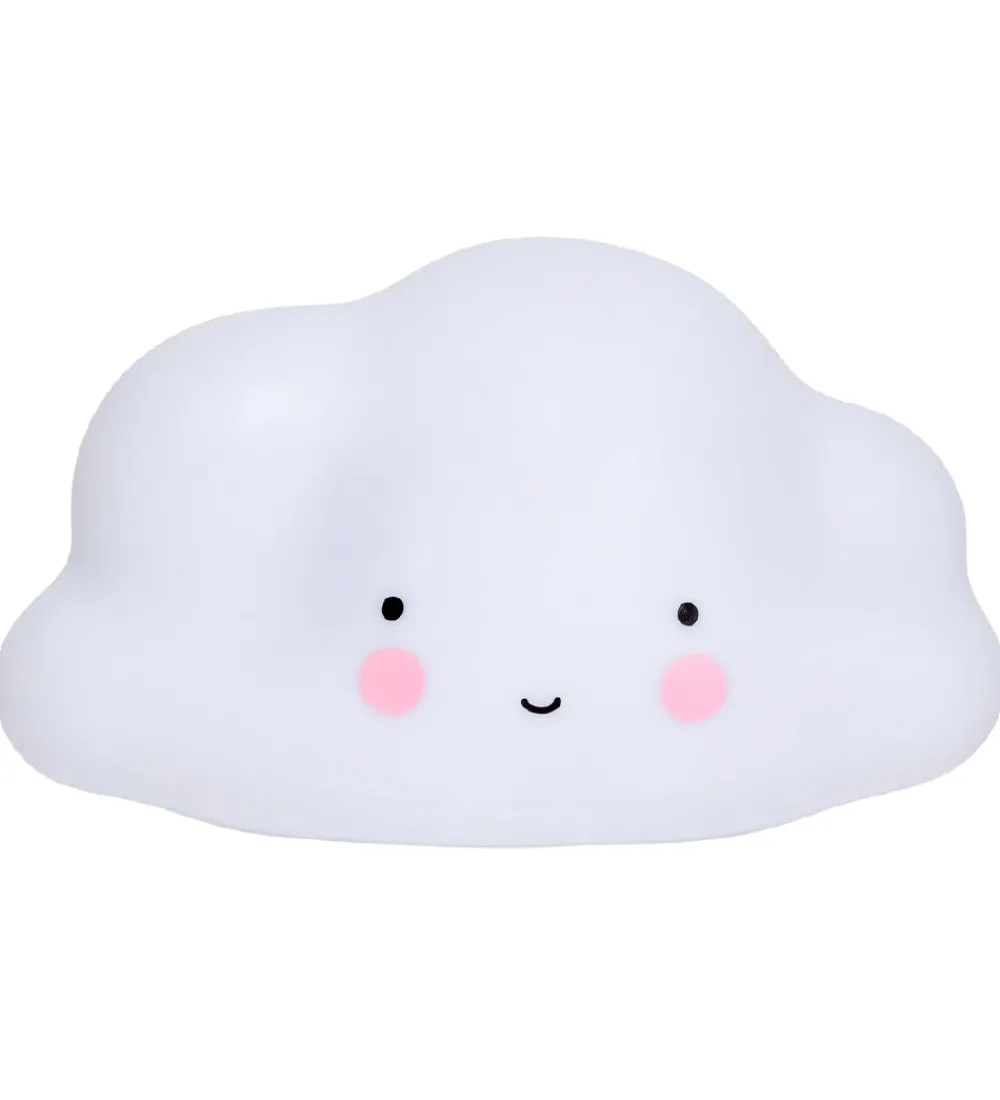 A Little Lovely Company Natlamper|Fritstående Lamper|Natlampe - 24,5 cm - Cloud - Hvid