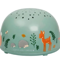 A Little Lovely Company Natlamper|Fritstående Lamper|Projektørlampe - 14x9 cm - Forest Fri