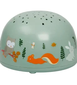 A Little Lovely Company Natlamper|Fritstående Lamper|Projektørlampe - 14x9 cm - Forest Fri