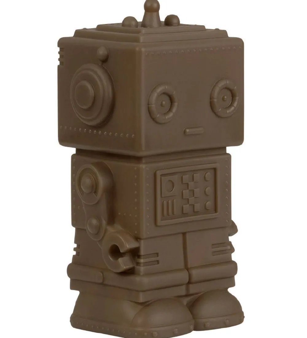 A Little Lovely Company Sparegrise|Sparegris - 16 cm - Robot - Ash Brown