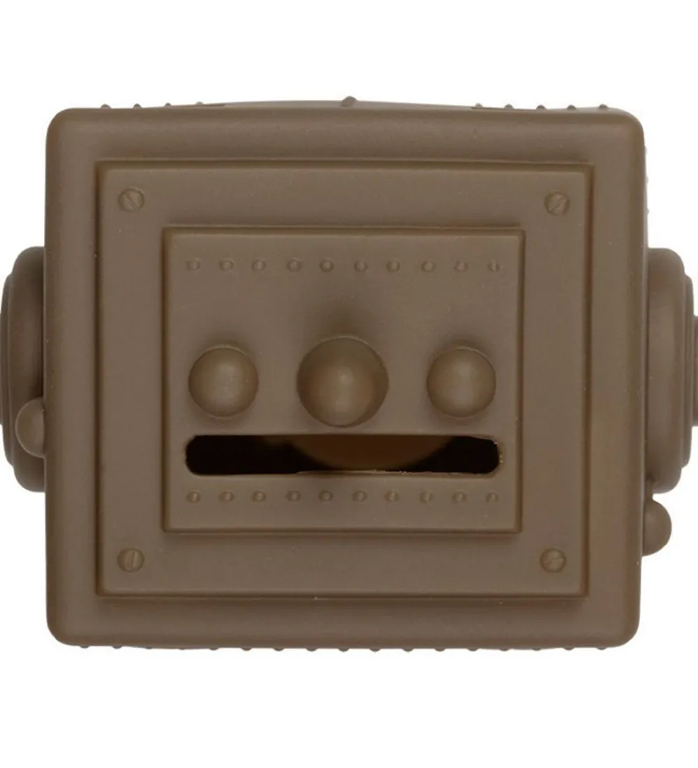 A Little Lovely Company Sparegrise|Sparegris - 16 cm - Robot - Ash Brown