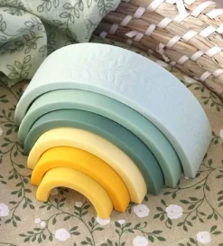 A Little Lovely Company Stablelegetøj|Stablelegetøj - Silikone - Sage