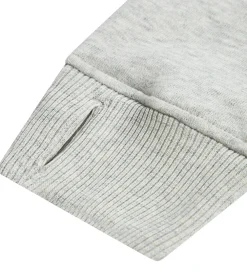 Børn Abercrombie & Fitch Hættetrøjer|Hættetrøje - Lysegråmeleret m. Print