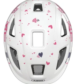Børn Abus Børnesikkerhed|Cykelhjelme|Cykelhjelm - Anuky 2.0 ACE - White Heart