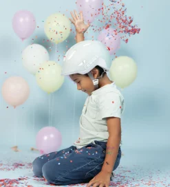 Børn Abus Børnesikkerhed|Cykelhjelme|Cykelhjelm - Anuky 2.0 ACE - White Heart