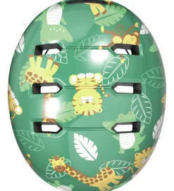 Børn Abus Børnesikkerhed|Cykelhjelme|Cykelhjelm - Skurb Kid - Green Jungle