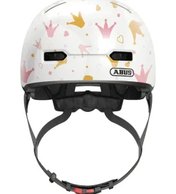 Børn Abus Børnesikkerhed|Cykelhjelme|Cykelhjelm - Skurb Kid - White Crowns