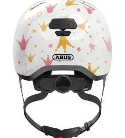 Børn Abus Børnesikkerhed|Cykelhjelme|Cykelhjelm - Skurb Kid - White Crowns