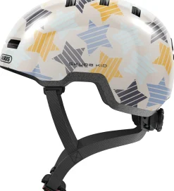 Børn Abus Børnesikkerhed|Cykelhjelme|Cykelhjelm - Skurb Kid - Grey Stars