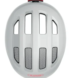 Børn Abus Børnesikkerhed|Cykelhjelme|Cykelhjelm - Smiley 3.0 Ace Led - Shiny White