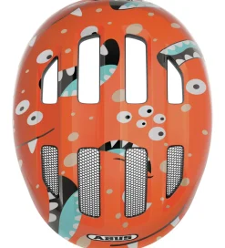 Børn Abus Børnesikkerhed|Cykelhjelme></noscript>Cykelhjelm - Smiley 3.0 - Orange Monster