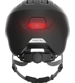 Børn Abus Børnesikkerhed|Cykelhjelme>Cykelhjelm - Smiley 3.0 Ace Led - Velvet Black