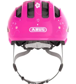 Børn Abus Børnesikkerhed|Cykelhjelme|Cykelhjelm - Smiley 3.0 - Pink Butterfly