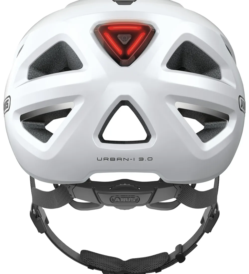 Børn Abus Børnesikkerhed|Cykelhjelme|Cykelhjelm - Urban-I 3.0 - Polar White