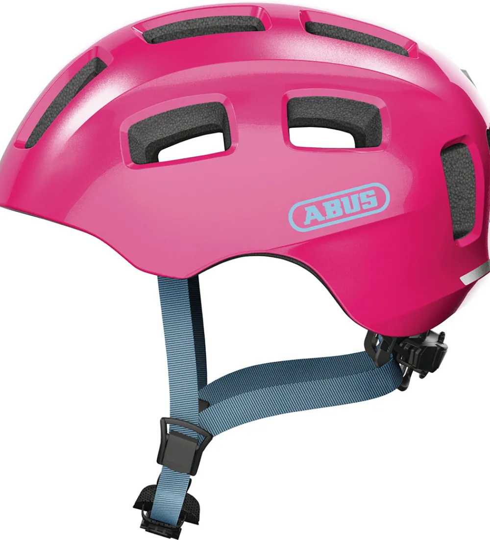 Børn Abus Børnesikkerhed|Cykelhjelme|Cykelhjelm - Youn-I 2.0 - Sparkling Pink