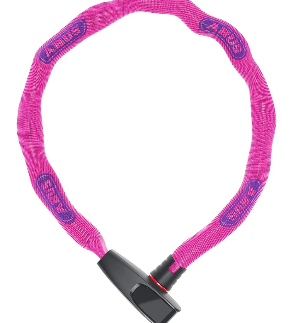Abus Cykellåse|Cykellåse|Kædelås - Catena 6806K - 85 cm - Neonpink