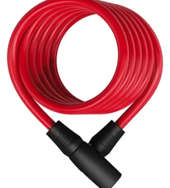 Abus Cykellåse|Cykellåse|Spirallås - Star 4508K - 150 cm - Rød