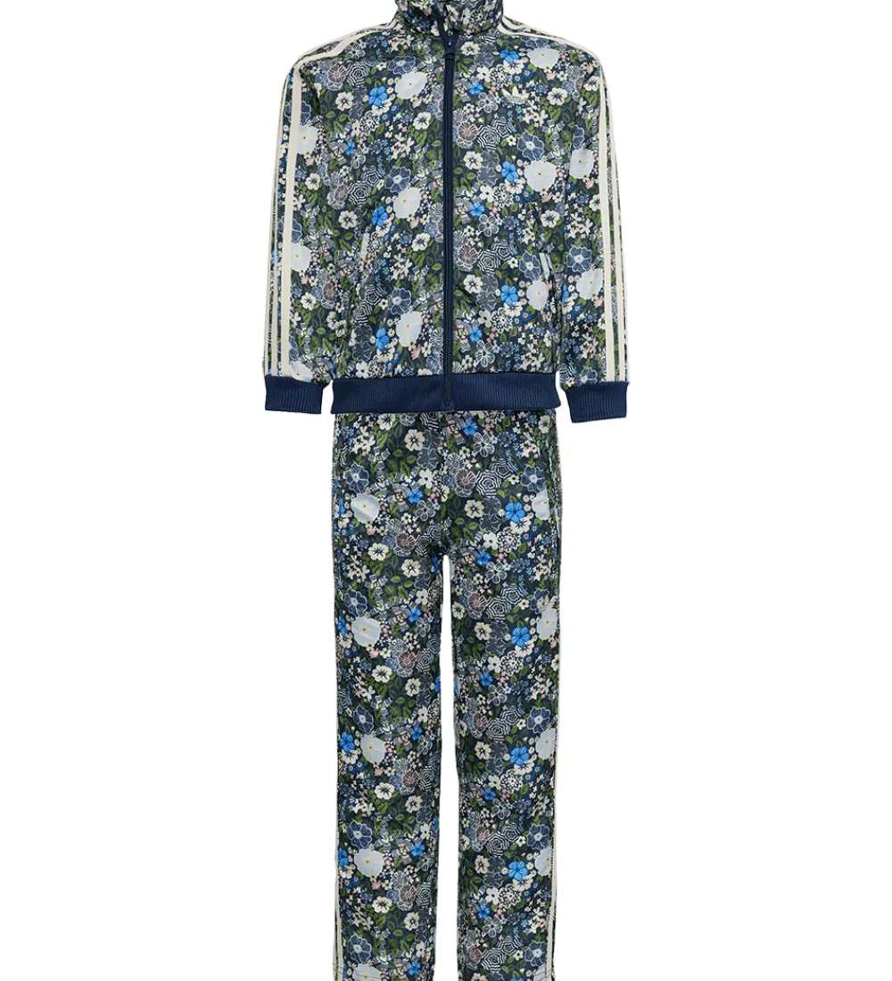 adidas Originals Træningssæt|Træning Og Gymnastik|adidas Orginals Træningssæt - Firebird - Night Indigo/Multifarve