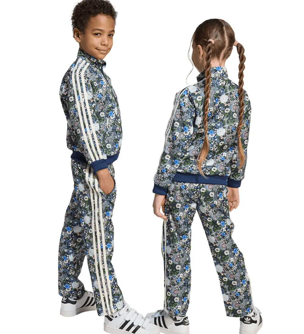 adidas Originals Træningssæt|Træning Og Gymnastik|adidas Orginals Træningssæt - Firebird - Night Indigo/Multifarve