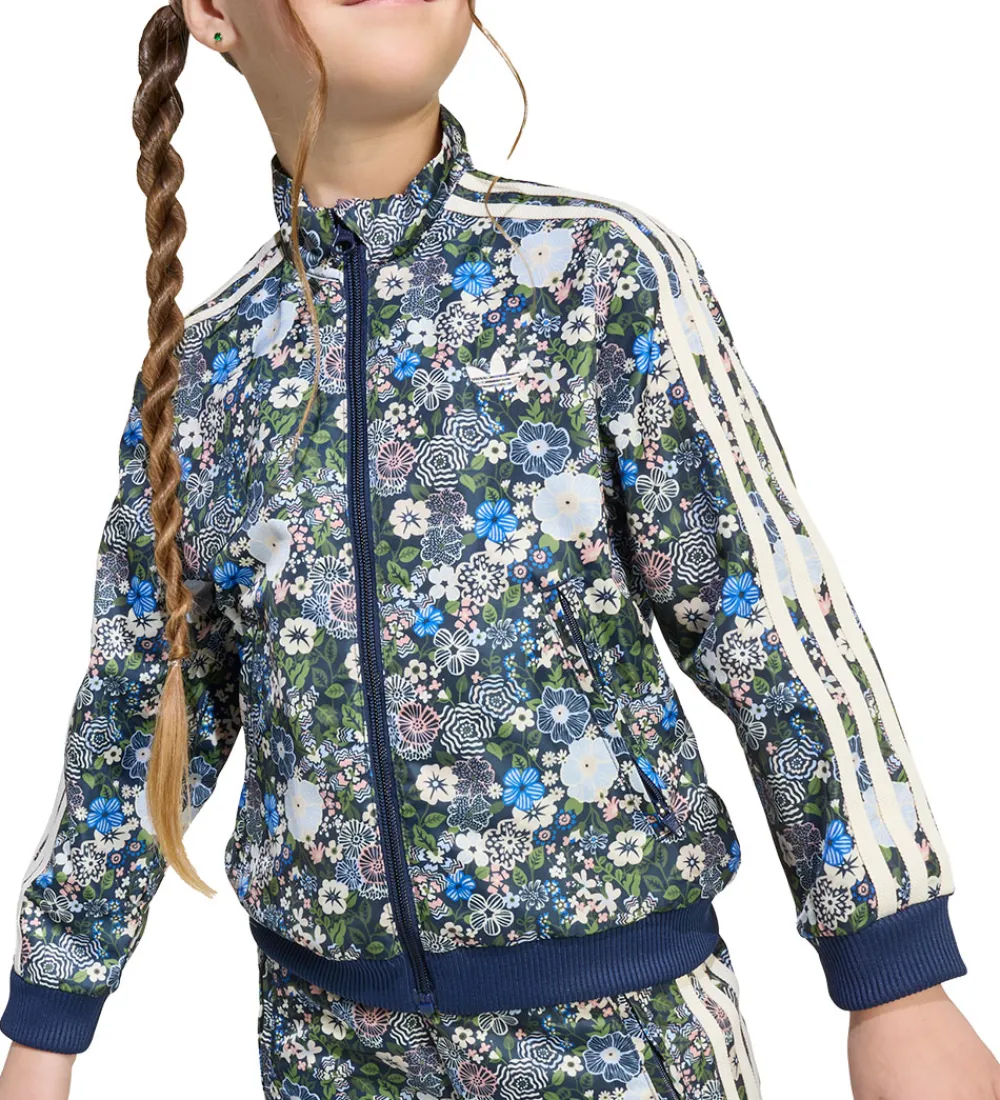 adidas Originals Træningssæt|Træning Og Gymnastik|adidas Orginals Træningssæt - Firebird - Night Indigo/Multifarve