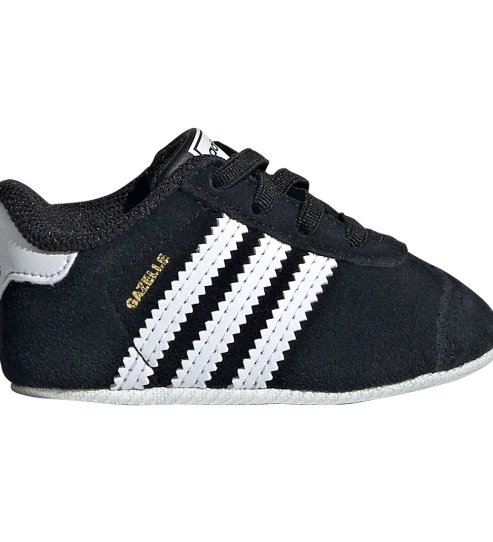 adidas Originals Begyndersko>Begyndersko - Gazelle Crib - Cblack/Ftwwht/Ftww