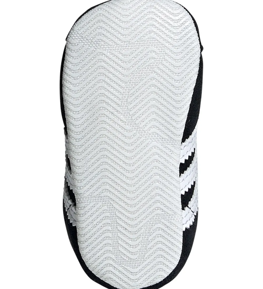 adidas Originals Begyndersko>Begyndersko - Gazelle Crib - Cblack/Ftwwht/Ftww